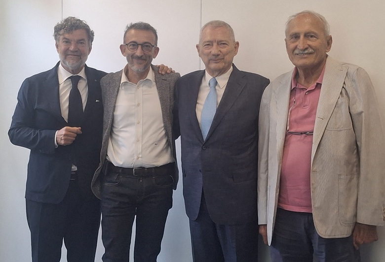 Da sinistra: Dr. Reggiani, Dr. Altini, Dr. Mairano, Dr. Cavina