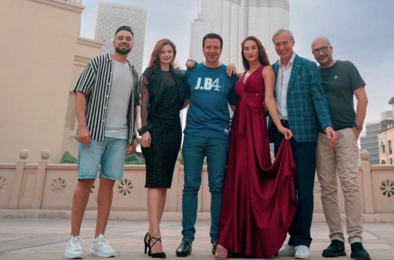 La delegazione del Centergross durante la missione a Dubai