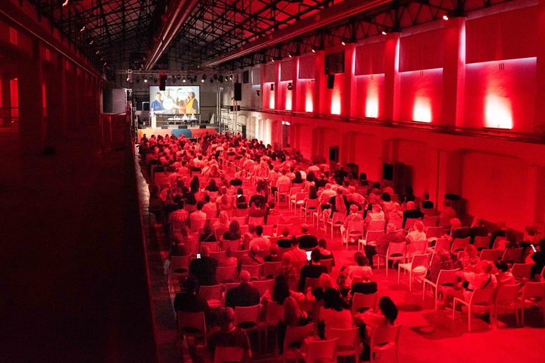 Una panoramica della platea presente all'assemblea dei soci di Camst group del 28 giugno scorso