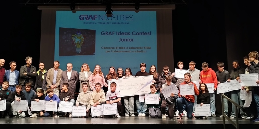Premiazione evento conclusivo del 1° GRAF Ideas Contest Junior