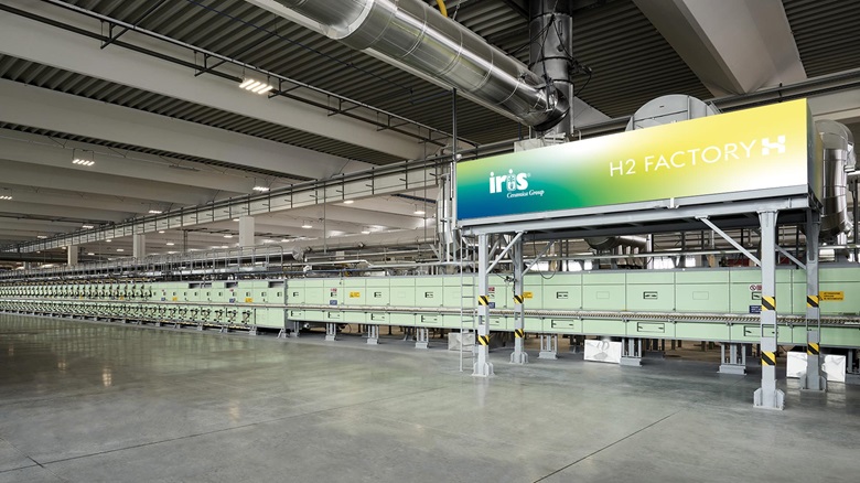 L'interno dell'H2 Factory, fabbrica premiata con l’IHTA - Italian Hydrogen Technology Awards 2024