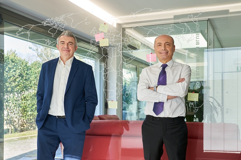 Da sinistra: Luca Bulgarelli, Sales Director, e Giuseppe Nale, CTO di Skybackbone Engenio