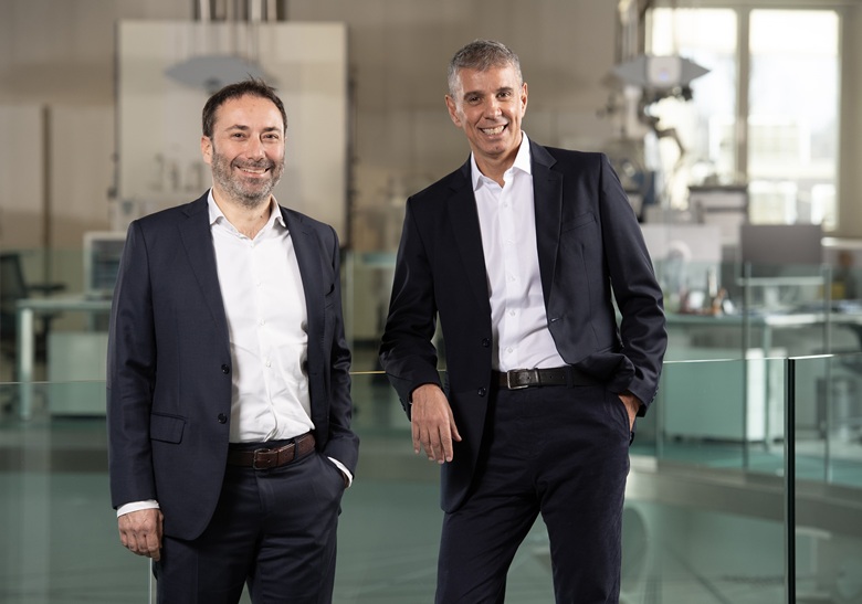 Federico Menta, nuovo Chief Research&Development Officer, e Marco Righi, Chief International Business Unit Officer, di Kerakoll Group
