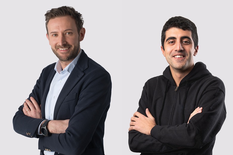Nicola Bosello, membro del Consiglio di Amministrazione e sales director di Eurosystem, e Alessandro Cillario, co-CEO e co-fondatore di Cubbit