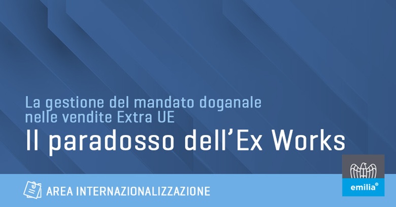 Schema delle responsabilità doganali nella resa Ex Works per le imprese esportatrici.