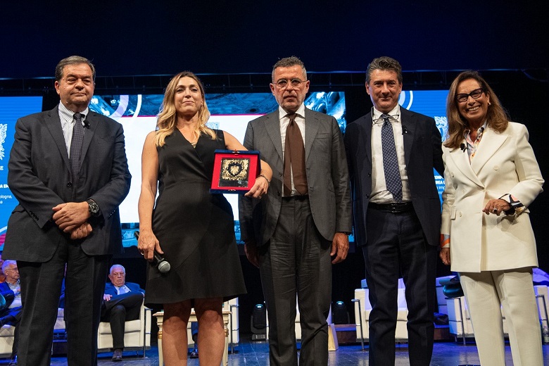 Da sinistra: Guido Gentili, Francesca Nava, Valter Caiumi, Gian Luigi Zaina e Cesara Buonamici