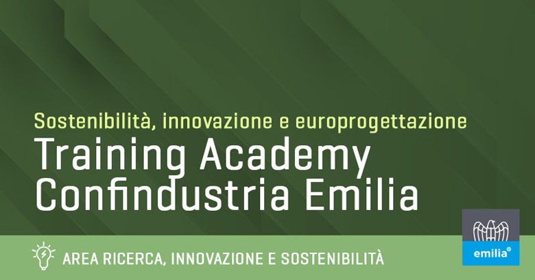 Corso sostenibilità, innovazione ed europrogettazione Confindustria Emilia