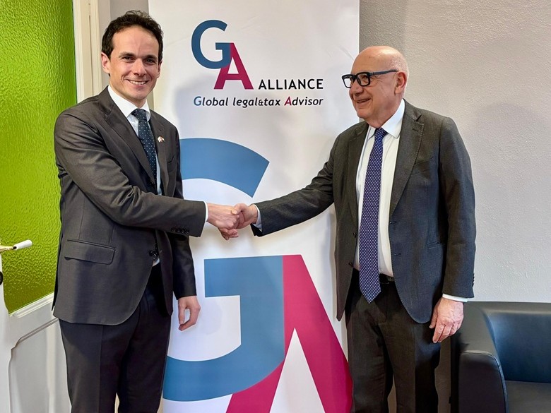 Da sinistra, Stefano Antonelli, Chief Representative Europe Region di Dubai Chamber e Gianluigi Serafini, partner di GA-Alliance