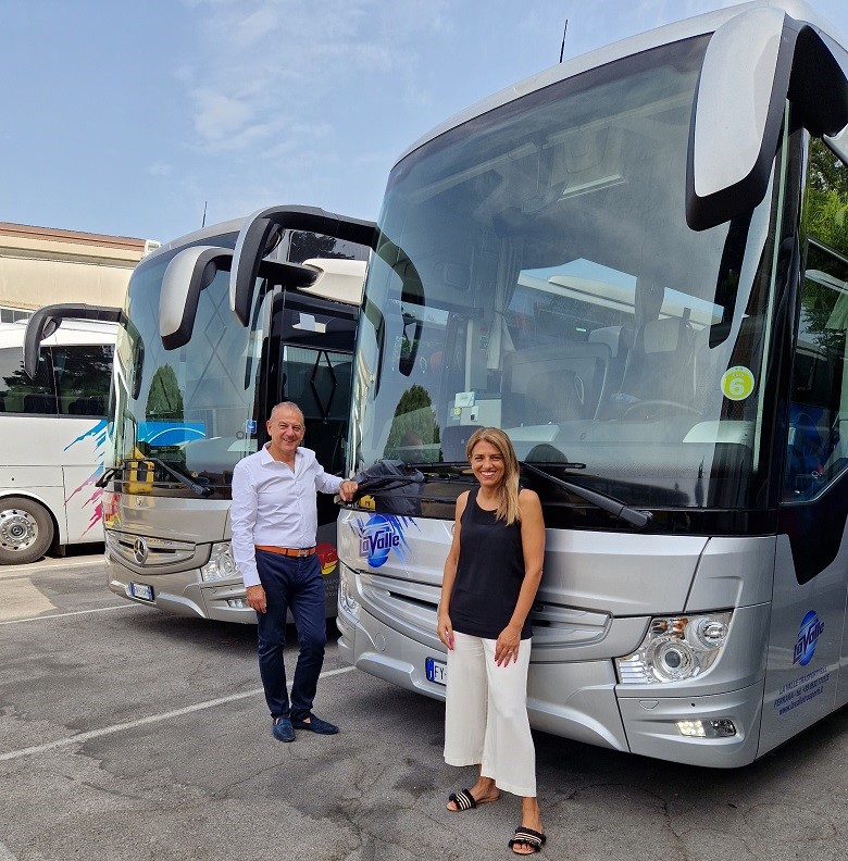 Paolo Pastorello, Direttore Generale e Mimma La Valle, Titolare di La Valle Trasporti