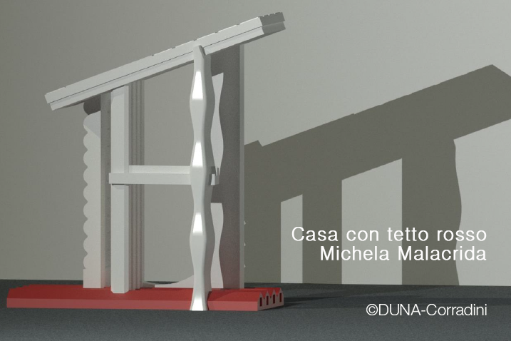 La prima classificata Michela Malacrida e il suo progetto “Casa con tetto rosso”