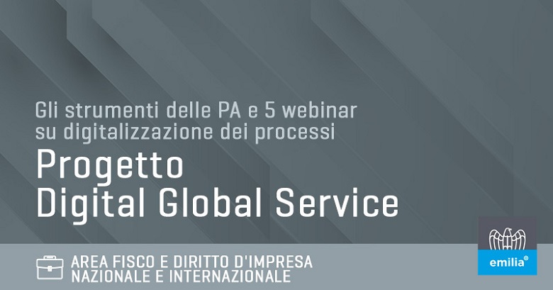 5 webinar su Digitalizzazione dei processi aziendali e strumenti per accedere ai servizi digitali della pubblica amministrazione