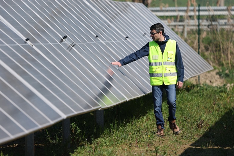 Il parco fotovoltaico Hera a Bondeno, Ferrara