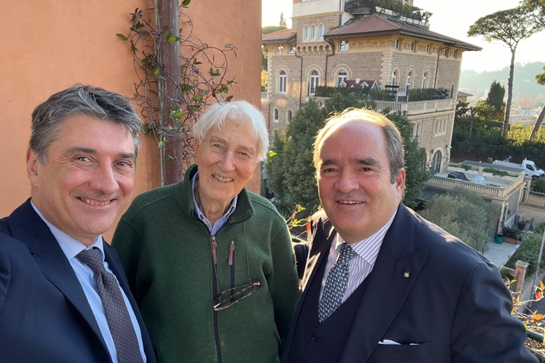 Gian Luigi Zaina, Corrado Augias e Alberto Faustini
