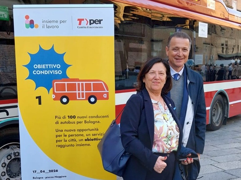 Giuseppina Gualtieri, presidente e amministratore delegato di Tper e Paolo Paolillo, direttore di Tper