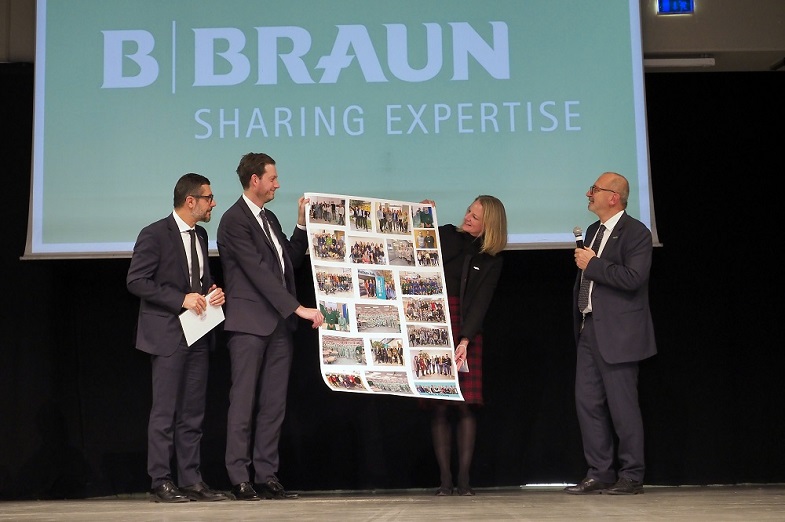 B. Braun festeggia l'AD Francesco Benatti