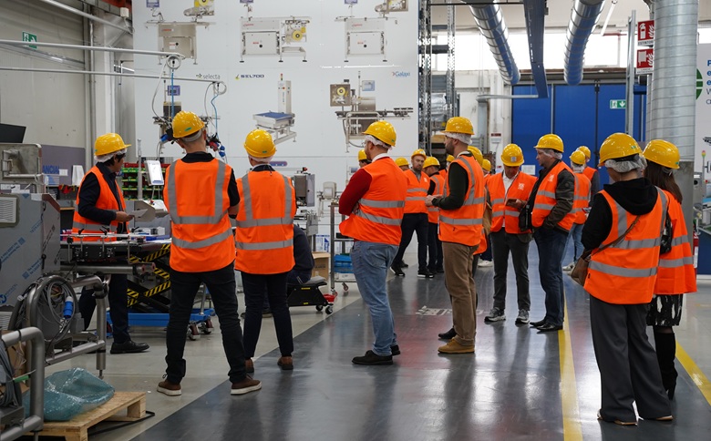 Un momento del programma di formazione con dealer europei presso Coop Bilanciai di Campogalliano