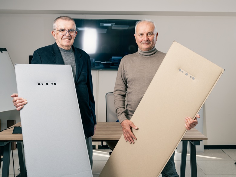 Gianni e Paolo Zucchini, rispettivamente responsabile marketing e titolare dell'azienda
