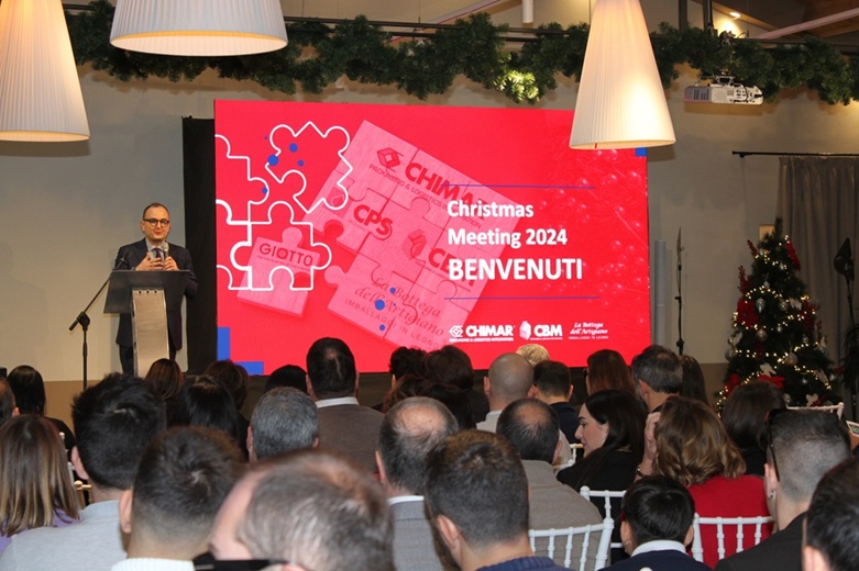 Marco Arletti, AD di Chimar durante il Christmas meeting 2024