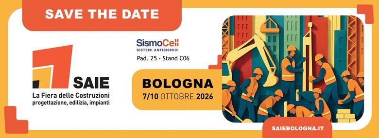 Sismocell sarà presente al SAIE 2026 con nuove soluzioni per la sicurezza sismica delle imprese