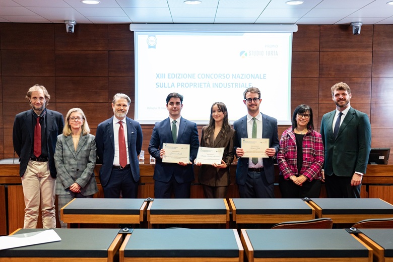 Un momento della cerimona di premiazione