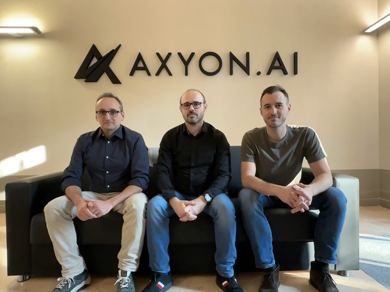 I co-founder di Axyon AI Giacomo Barigazzi, Daniele Grassi e Jacopo Credi