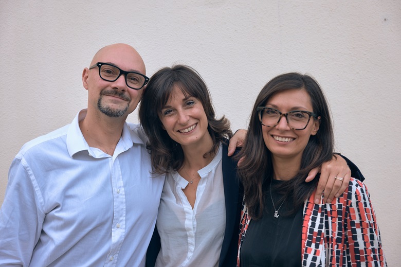 Da sinistra i tre fratelli soci lavoratori: Marco Bracchi, Responsabile informatico; Claudia Bracchi, Responsabile commerciale; e Laura Bracchi, Interior Designer