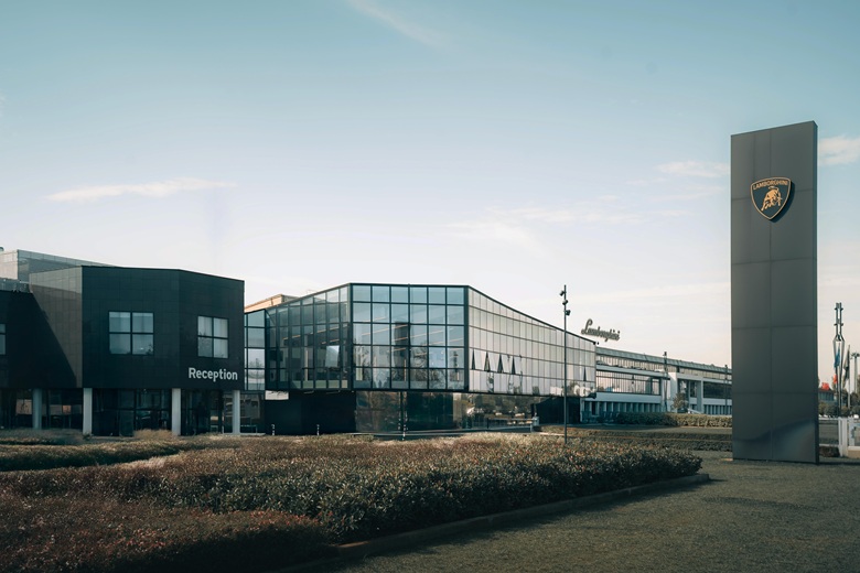 La sede di Automobili Lamborghini, azienda “Top Employer Italia” per il tredicesimo anno consecutivo