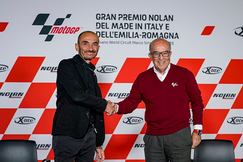 Claudio Domenicali, CEO Ducati Motor Holding, e Carmelo Ezpeleta, CEO Dorna Sports