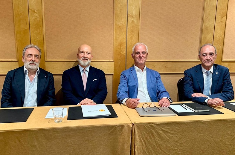 Da sinistra Board ECHO - Sebastiano Capurso, Averardo Orta, Bernd Meurer, Alberto Echevarria