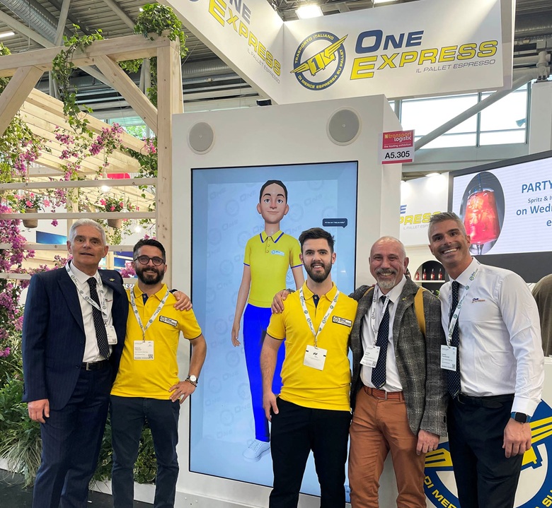 Il board di One Express, a sinistra Claudio Franceschelli (presidente), presenta “Only one”