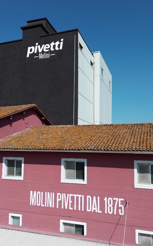 La storica sede di Molini Pivetti, attiva a Renazzo, provincia di Ferrara, da oltre 150 anni