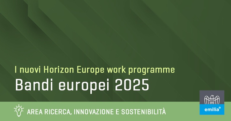  Bandi europei 2025: i nuovi Horizon Europe work programme