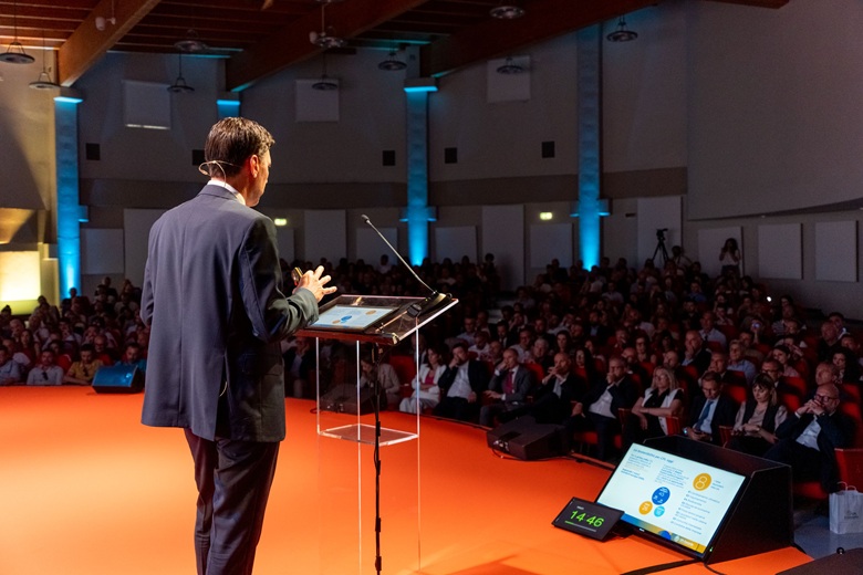 La platea dell’Assemblea dei soci di CPL Concordia