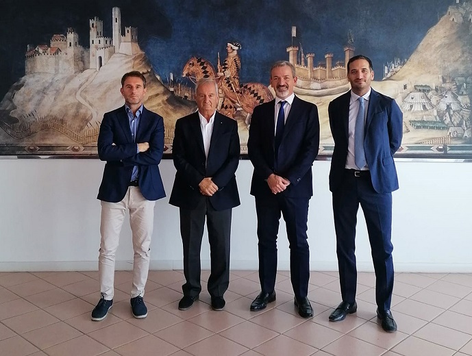 Duccio Boldrini, Massimo Boldrini, Simone Volpi ed Emiliano Spagnolo