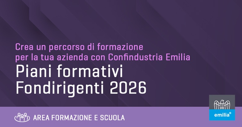 Ottieni 15mila euro per i piani formativi fondirigenti con Confindustria Emilia