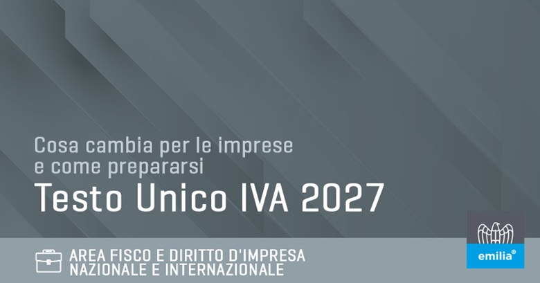 Riforma iva 2027 e pacchetto vida