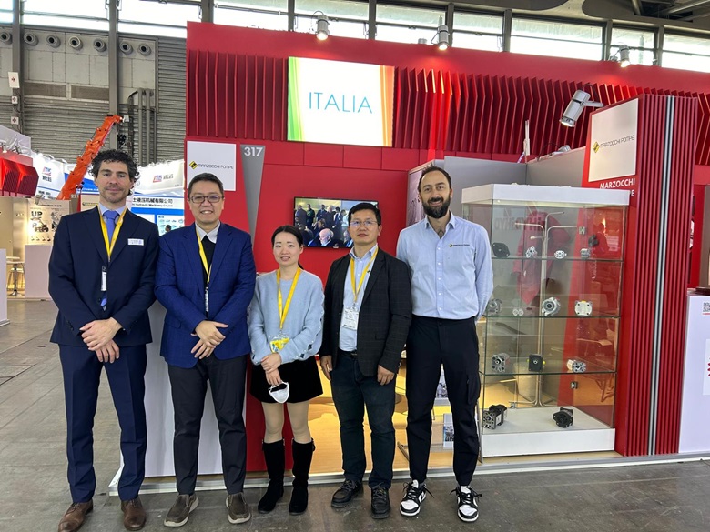 Team Marzocchi Pompe a Bauma China 2024