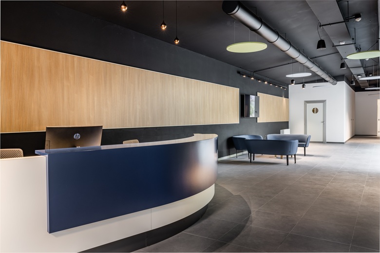 La reception dedicata alle sale meeting di Palazzo di Varignana