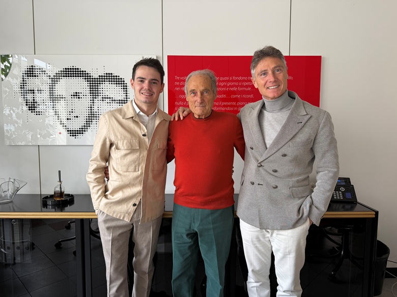 La famiglia alla guida di Rabbi & Solved: da sinistra, Nicolò Ferrari, responsabile acquisti; Mauro Ferrari, presidente; e Duilio Ferrari, CEO