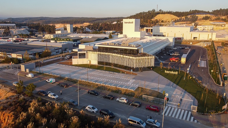 Lo stabilimento Kerakoll a Rio Maior, in Portogallo