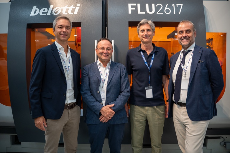 Da sinistra: Marcello Persico, Ceo Gruppo Persico, Umberto Capelli, CEO di Cantieri Capelli, Umberto Belotti, CEO di Belotti SpA e Guido Cranchi, Ceo Cranchi Yachts