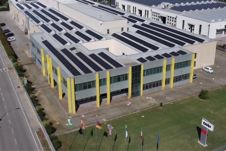 L'impianto fotovoltaico recentemente installato nella sede di DVP Vacuum Technology