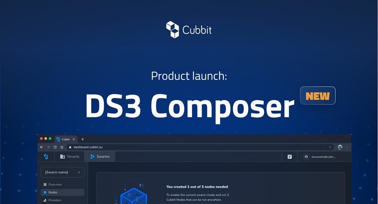 Cubbit lancia DS3 Composer per creare in pochi minuti il ​​proprio cloud storage