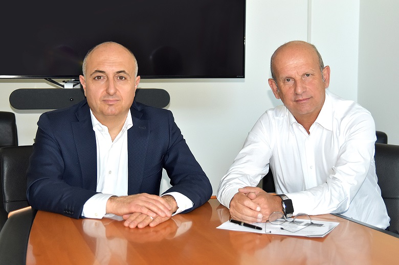 Il presidente di Intima Moda, Fabio Franciosi, insieme al direttore generale Marco Zonchello