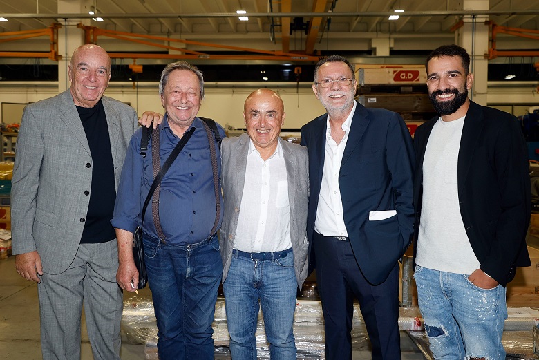 Flavio Fallarini, Duilio Pizzocchi, Paolo Cevoli, Claudio Sabatini e Bruno Arena