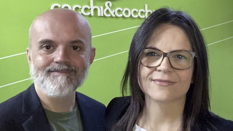 Davide e Gloria Cocchi, soci e titolari dell'agenzia di branding cocchi&cocchi