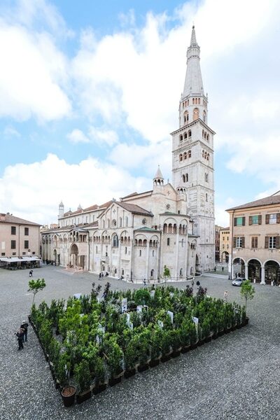 Il Labirinto della Sostenibilità in Piazza Grande a Modena